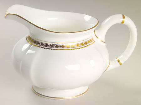 Carlton Gold Round Gravy Boat