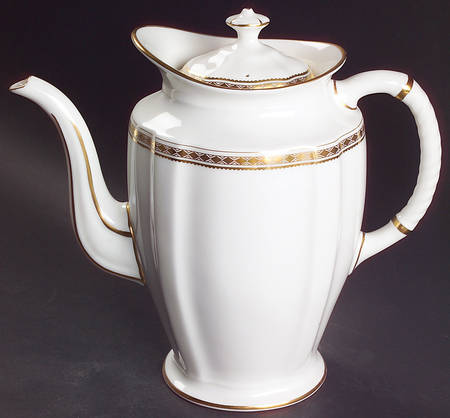 Carlton Gold Coffee Pot & Lid