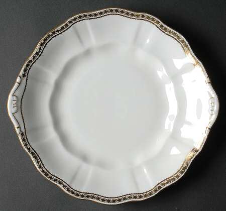 Carlton Gold Handled Cake/Pastry Plate