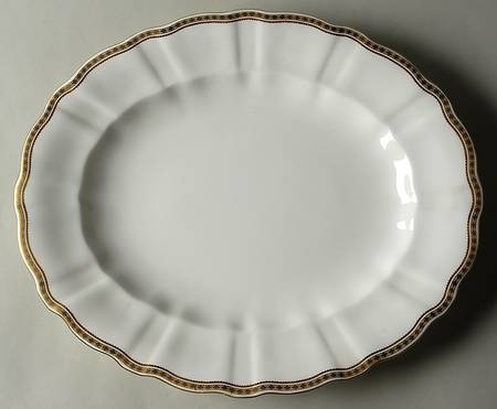 Carlton Gold 14" Oval Serving Platter