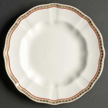 Carlton Red Salad Plate