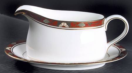 Cloisonne Gravy Boat & Underplate/Relish
