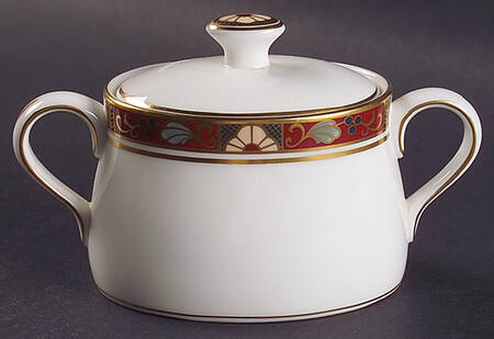 Cloisonne Sugar Bowl & Lid
