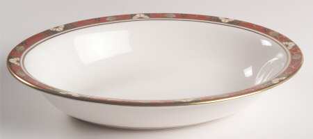 Cloisonne 10" Oval Vegetable Bowl