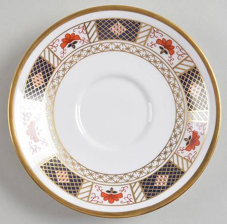 Derby Border Saucer for Flat Cup