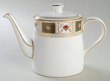 Derby Border Teapot & Lid