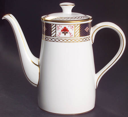 Derby Border Coffee Pot & Lid