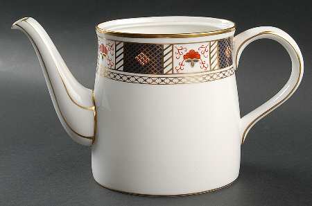 Derby Border Teapot No Lid