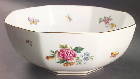 Derby Days (Royal Shape) 8" Octagonal Vegetable Bowl