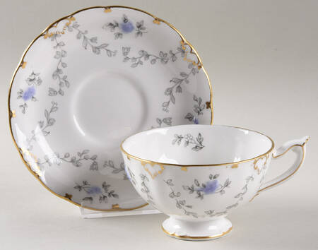 Delphine Footed Cup & Saucer Set by Royal Crown Derby