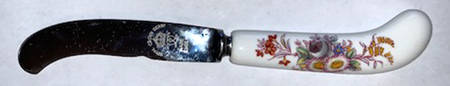 Derby Posies Hollow Handle Butter Spreader