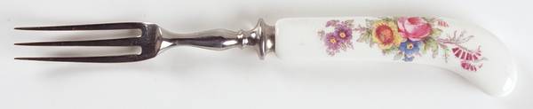Derby Posies Individual Fruit Fork with Stainless Tines by Royal Crown Derby