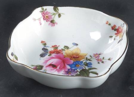 Derby Posies 3" Square Tray by Royal Crown Derby