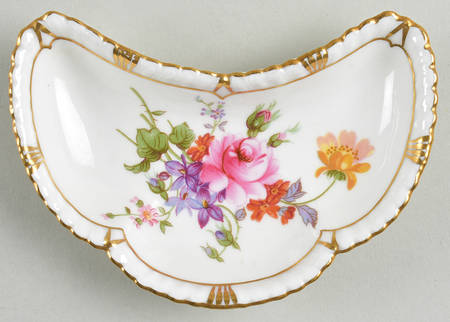 Derby Posies Crescent Tray by Royal Crown Derby