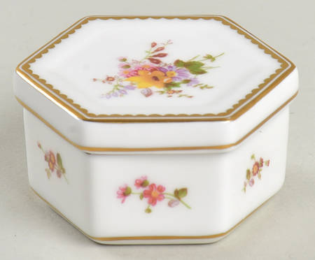 Derby Posies Trinket Box & Lid by Royal Crown Derby