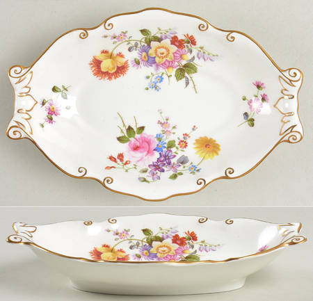 Derby Posies Silver Tray