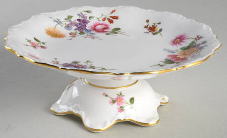 Derby Posies Round Compote (Height X Width) by Royal Crown Derby