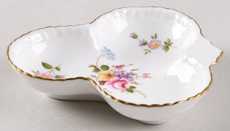 Derby Posies Club Shaped Tray by Royal Crown Derby