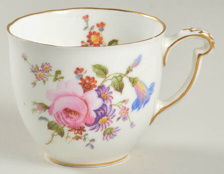 Derby Posies Flat Demitasse Cup