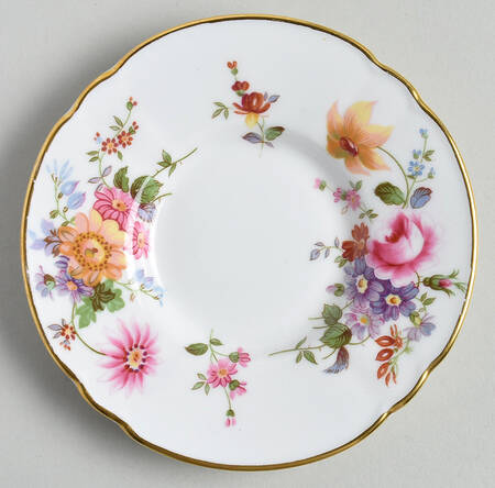 Derby Posies Saucer for Flat Demitasse Cup