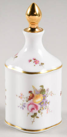 Derby Posies Perfume Bottle with Stopper by Royal Crown Derby