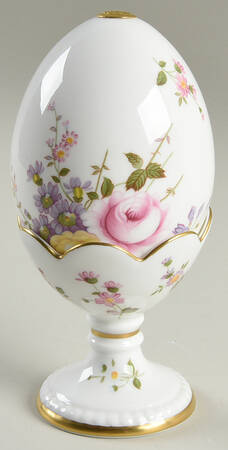 Derby Posies Egg and Stand by Royal Crown Derby