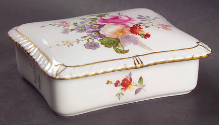 Derby Posies Cigarette Box & Lid by Royal Crown Derby