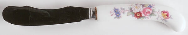 Derby Posies Hollow Handle Butter Spreader