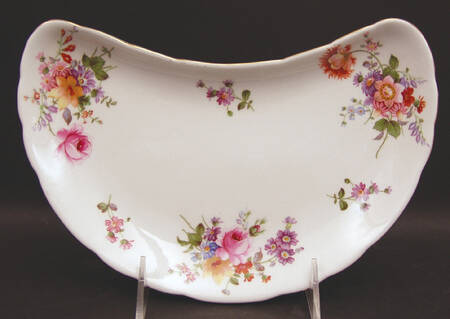 Derby Posies Crescent Salad Plate