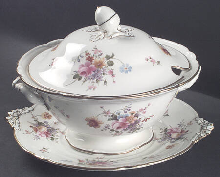 Derby Posies Tureen & Lid w/Underplate