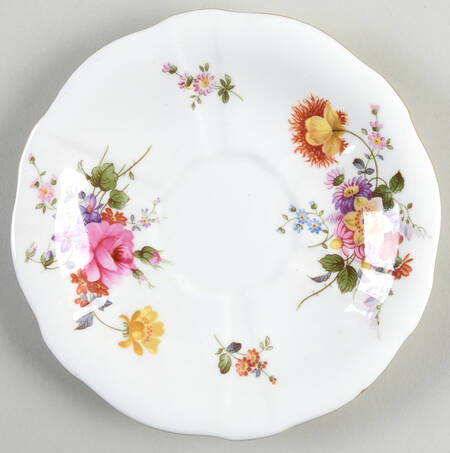 Derby Posies Saucer for Flat Cup