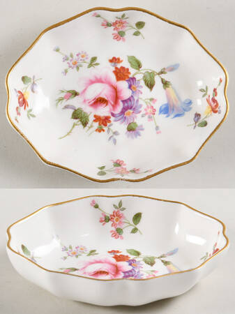 Derby Posies 4" Oval Nut Dish by Royal Crown Derby