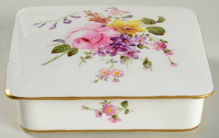 Derby Posies Cigarette Box & Lid by Royal Crown Derby