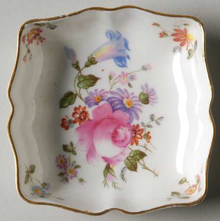 Derby Posies 3" Square Tray by Royal Crown Derby