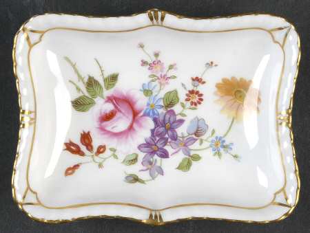 Derby Posies Gadroon Tray by Royal Crown Derby