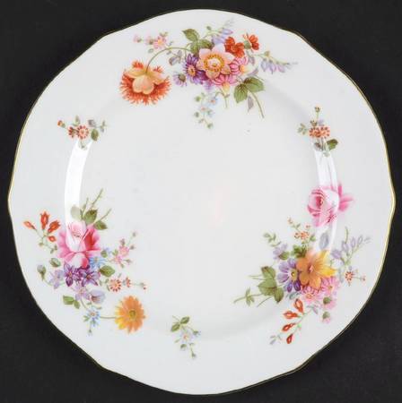Derby Posies Dessert/Pie Plate