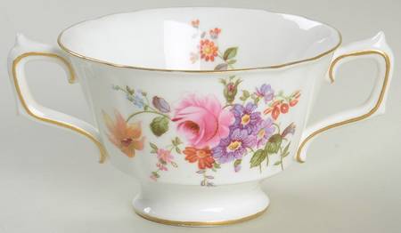 Derby Posies Footed Bouillon Cup