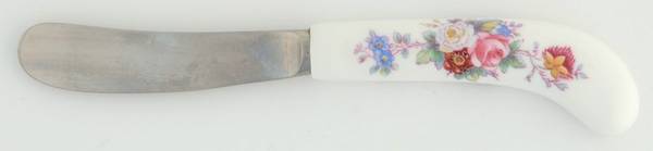 Derby Posies Hollow Handle Master Butter Knife