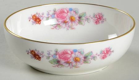 Derby Posies Bowl for Tea Strainer