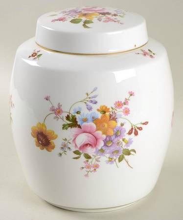 Derby Posies Large Ginger Jar & Lid