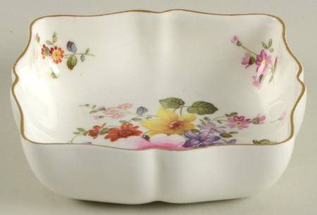 Derby Posies 4" Square Ashtray
