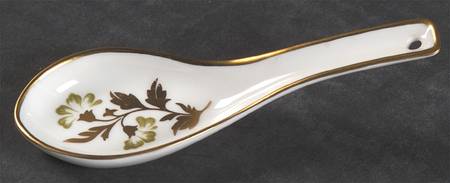 Derby Panel Green Chinese Teaspoon