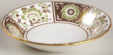 Derby Panel Green Fruit/Dessert (Sauce) Bowl