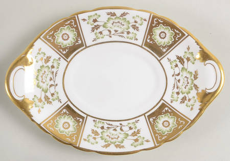Derby Panel Green Underplate for Gravy Boat