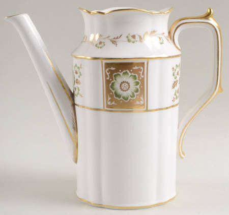 Derby Panel Green Mini Coffee Pot No Lid