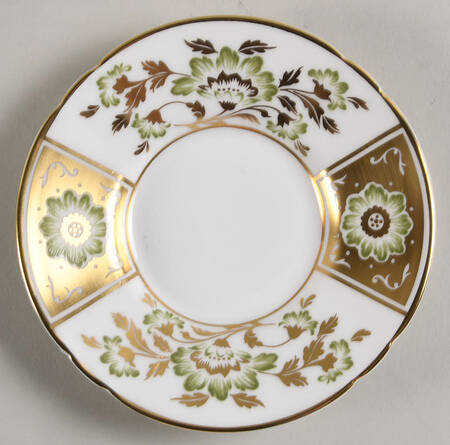 Derby Panel Green Saucer for Demitasse Cup