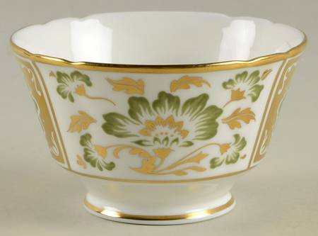 Derby Panel Green Open Sugar Bowl