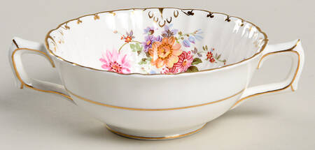 Derby Posies Flat Cream Soup Bowl