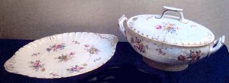 Derby Posies Oval Tureen & Lid with Underplate