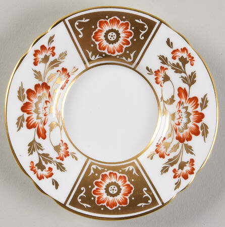 Derby Panel Red Saucer for Demitasse Cup